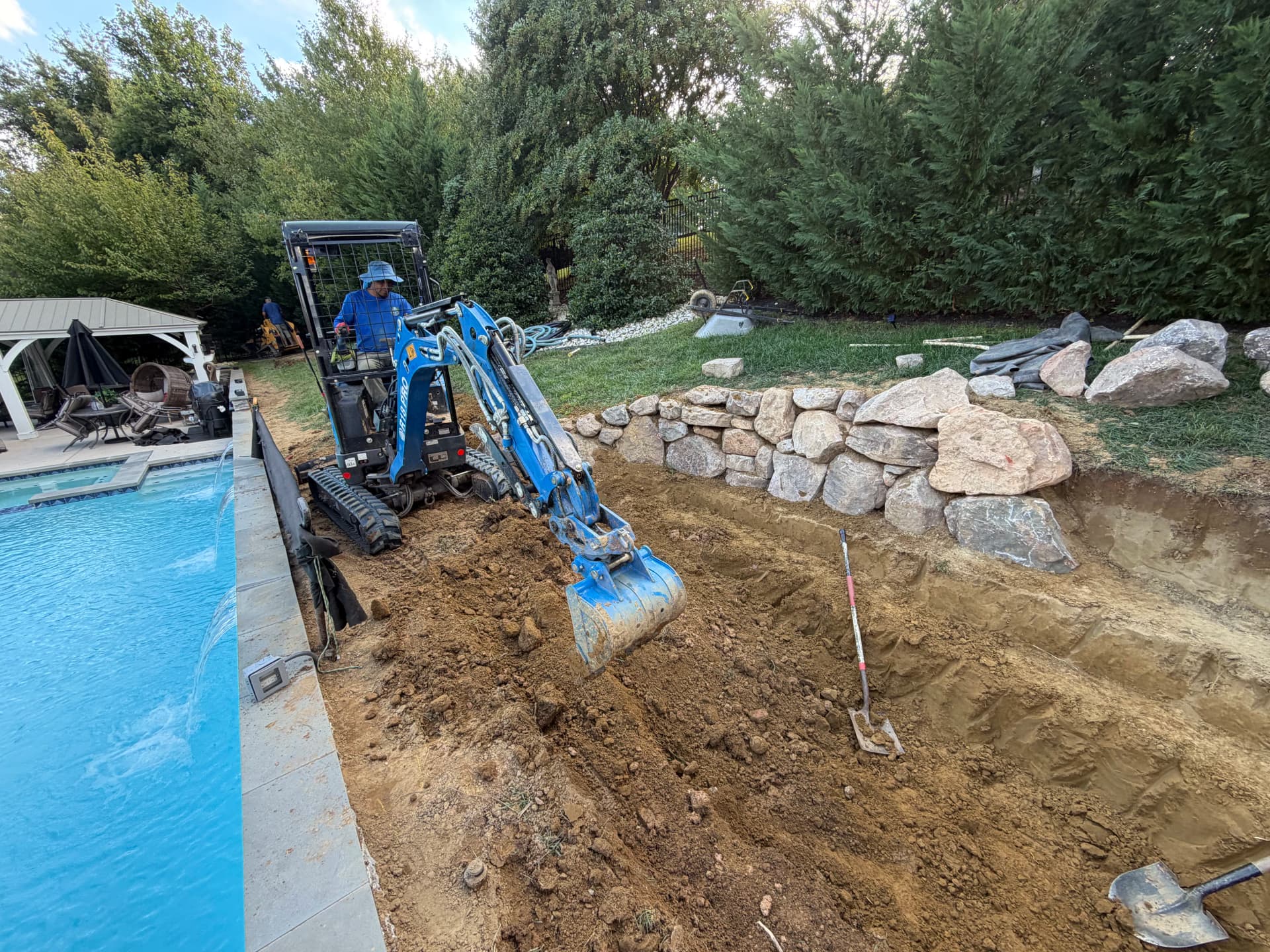 Koi Pond Construction Starts From the Ground Up in Upper Marlboro image