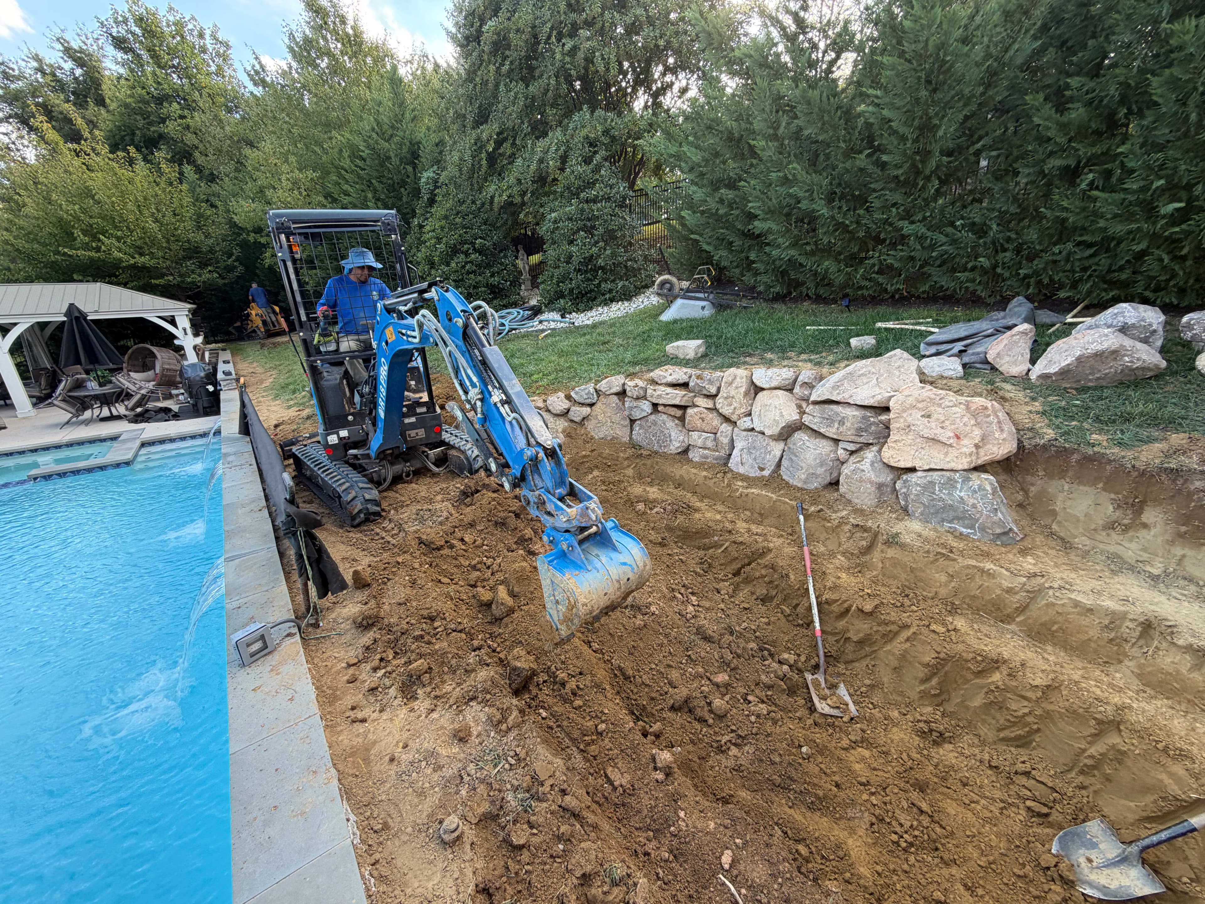 Project Koi Pond Construction Starts From the Ground Up in Upper Marlboro image