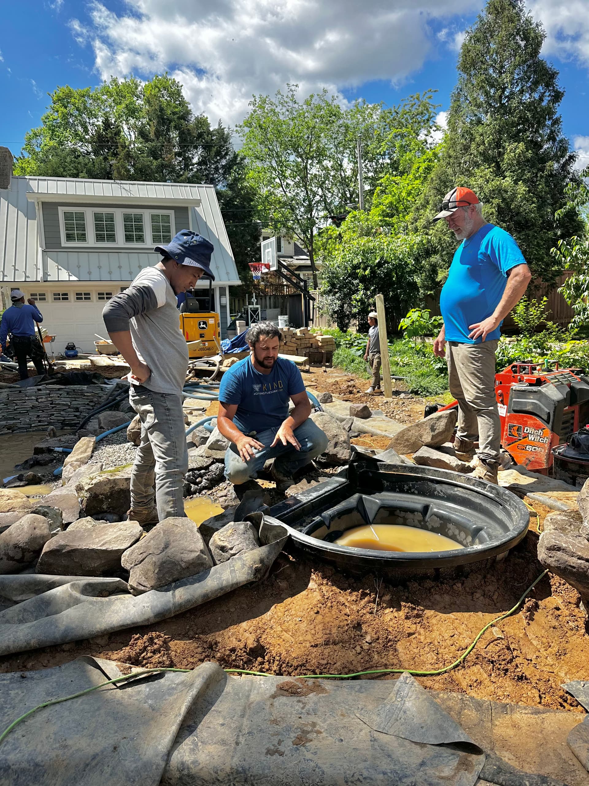 Gallery photos for 3,500-Gallon Koi Pond Built from the Ground Up: Image #5