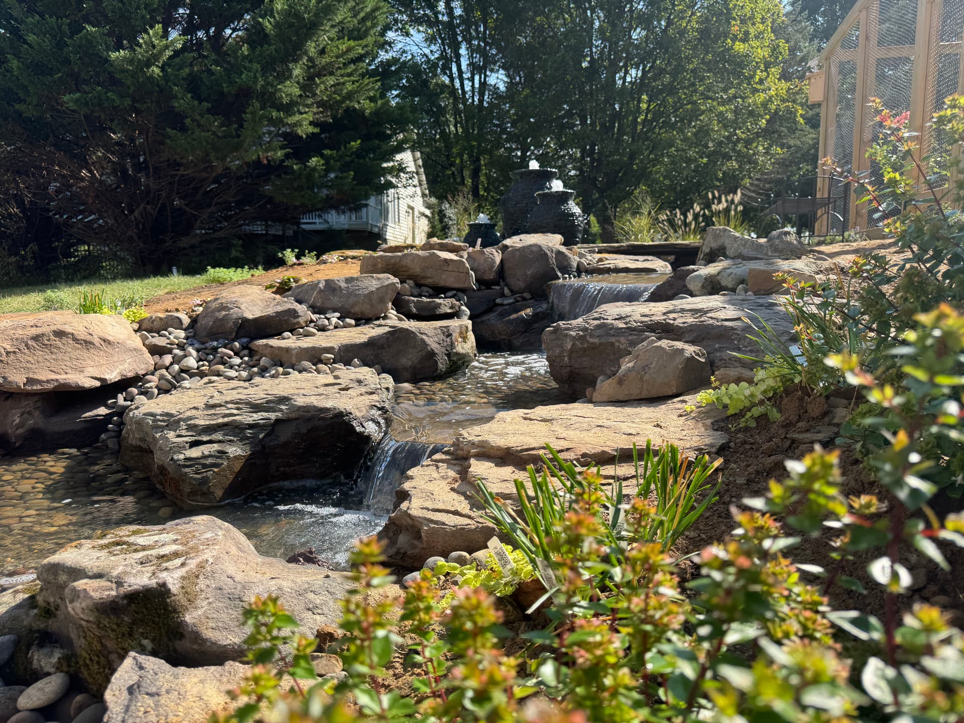 Gallery photos for This Pondless Waterfall Looks Just as Good After Dark: Image #2