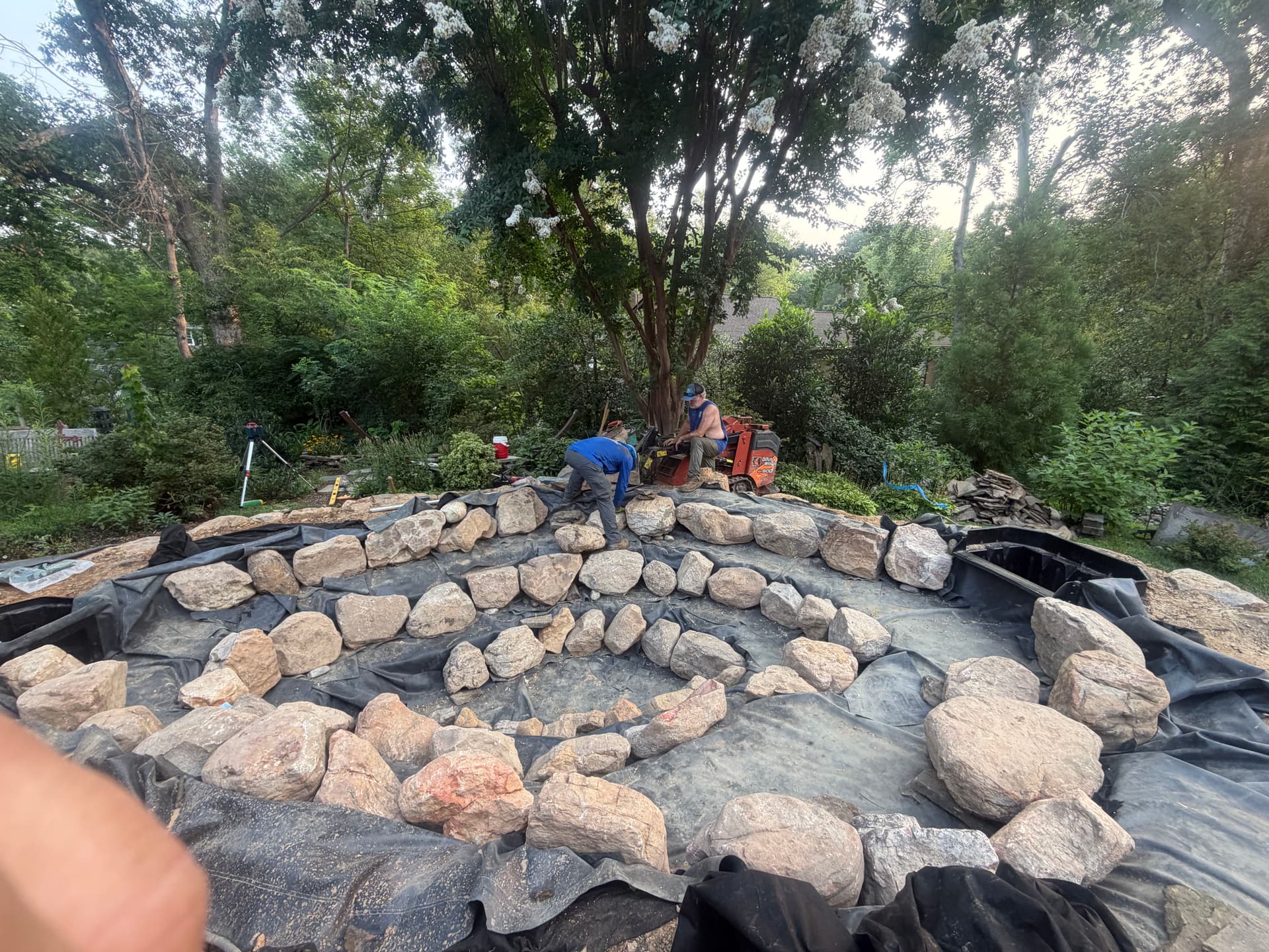 Gallery photos for Alexandria Koi Pond Build Hits the Home Stretch: Image #2