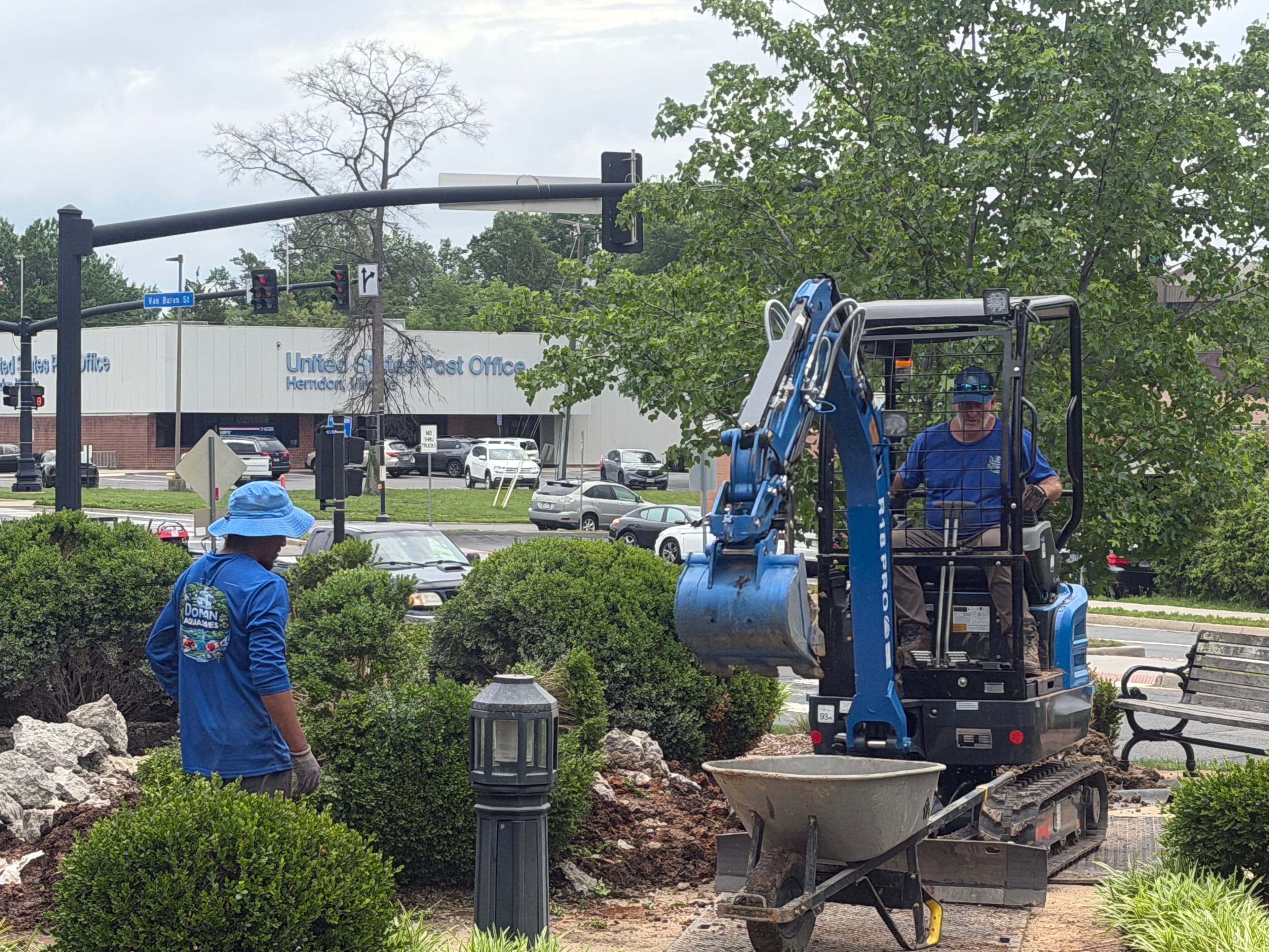 Project Fountain Build Underway in Herndon - Concrete Out, Reservoir Going In image