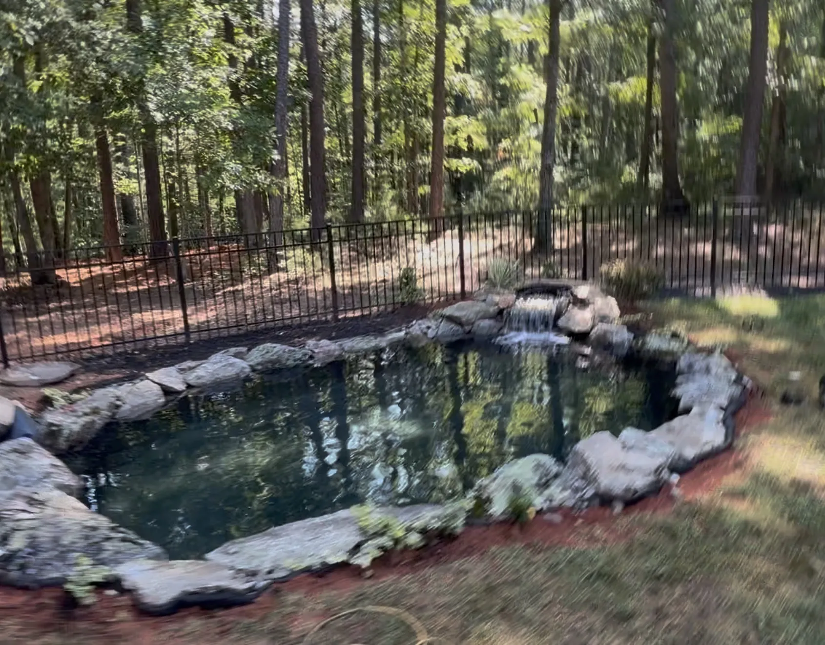 Koi Pond Build Nearing Completion in Spotsylvania image