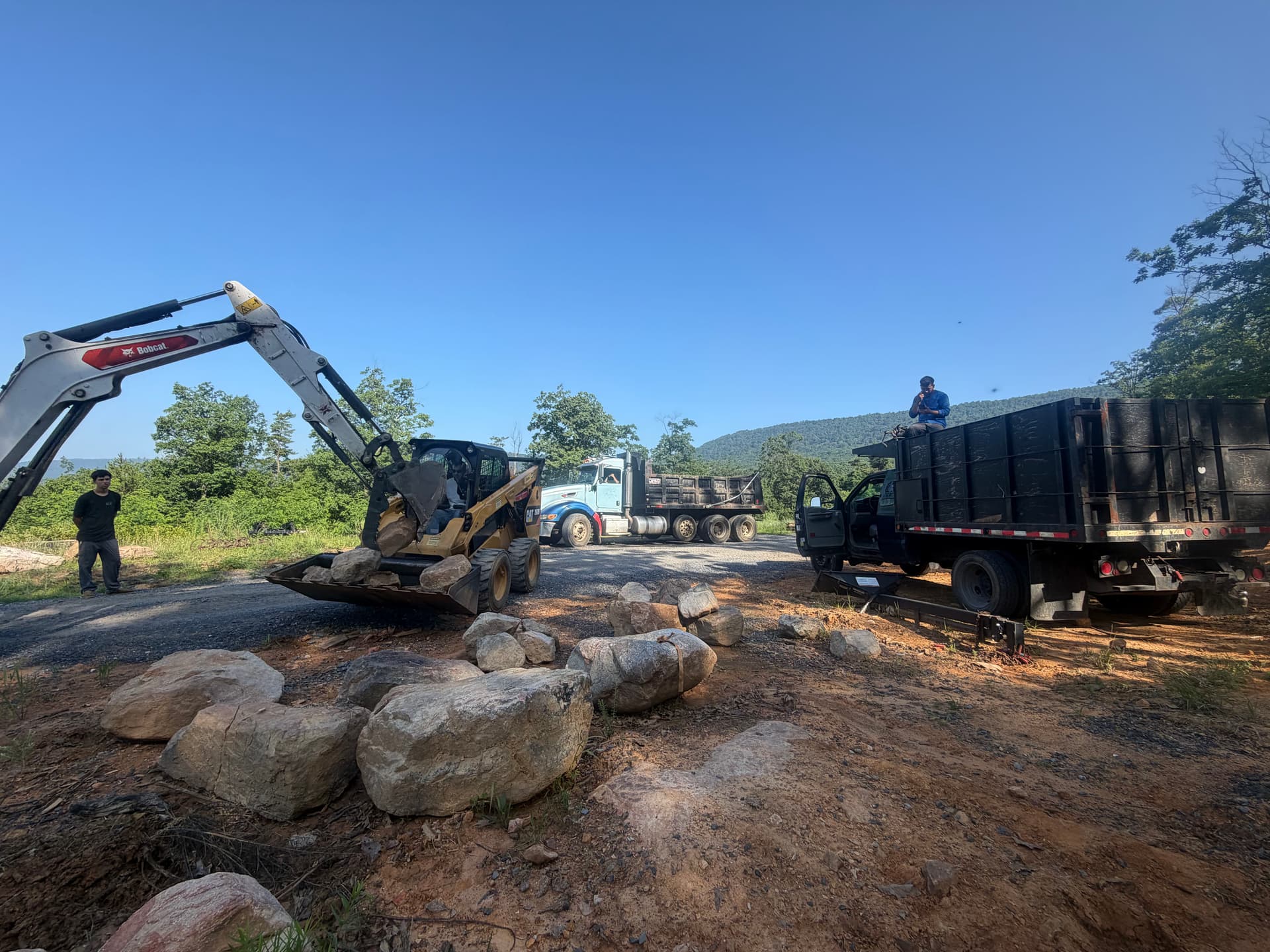 Gallery photos for A New Koi Pond Build Starts With the Right Boulders: Image #2