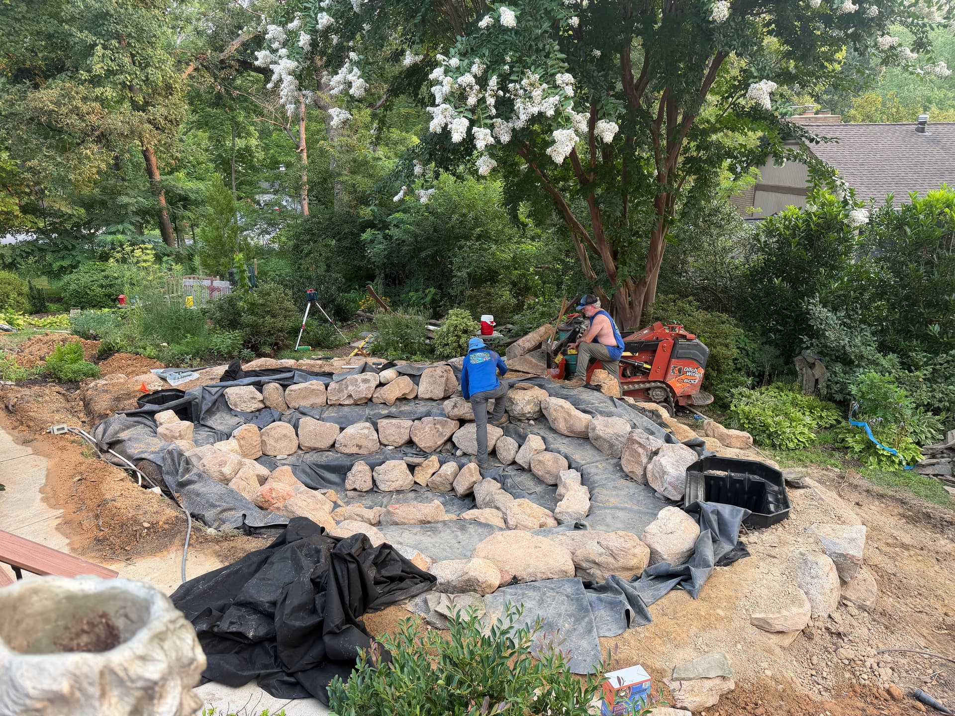 Gallery photos for Alexandria Koi Pond Build Hits the Home Stretch: Image #1