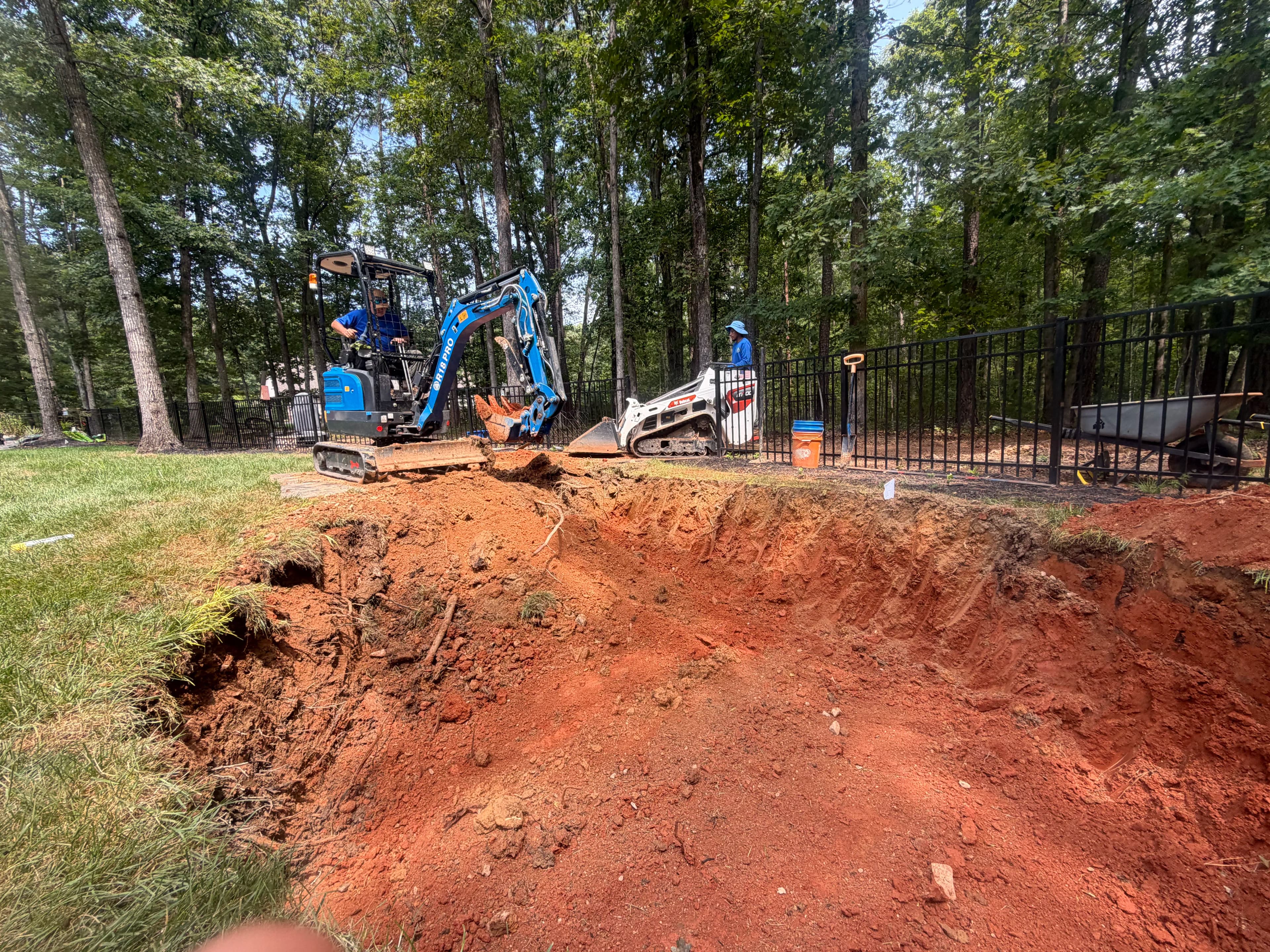 Project Pond Construction Dig Day in Fredericksburg VA image