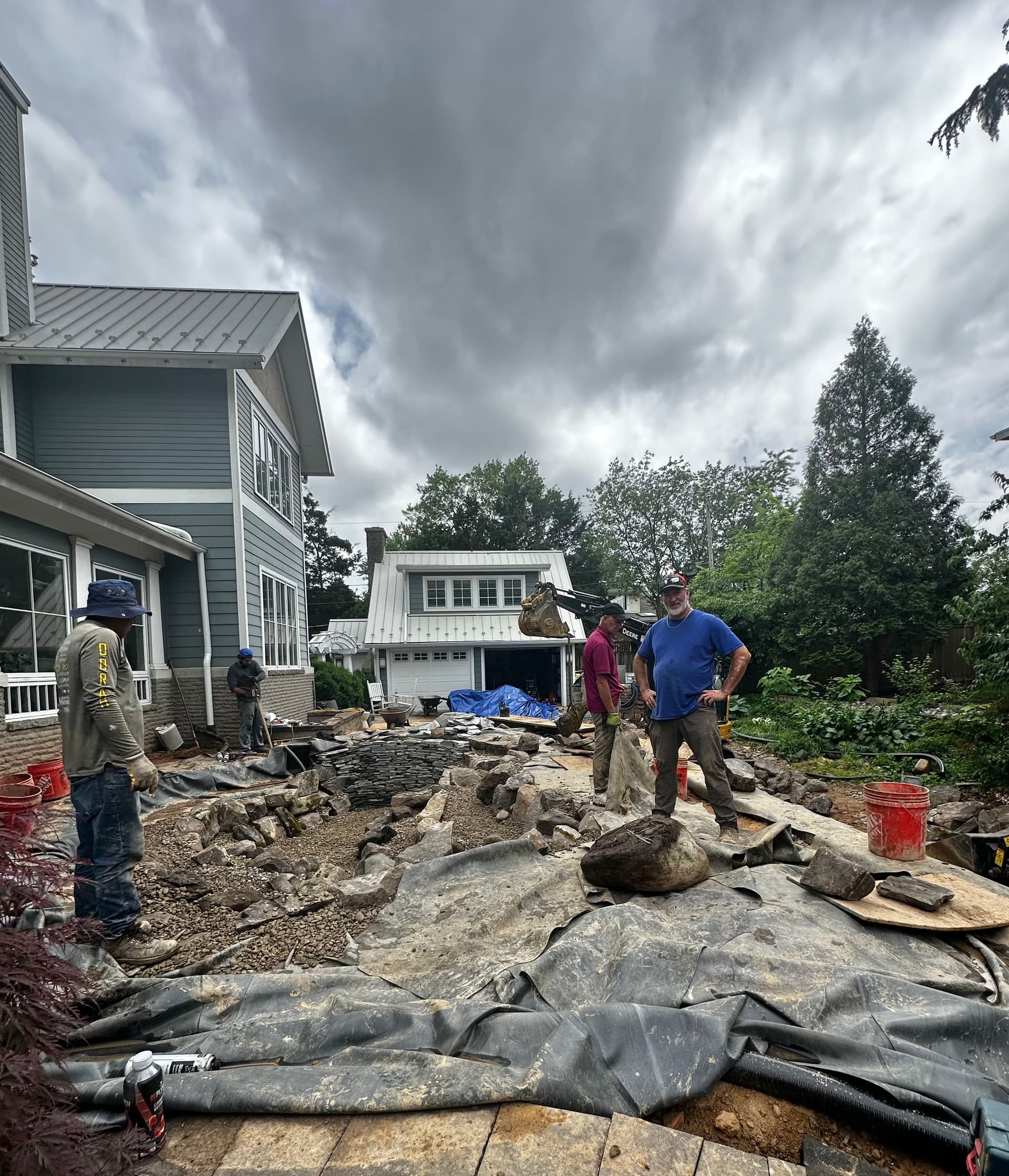 Gallery photos for 3,500-Gallon Koi Pond Built from the Ground Up: Image #4