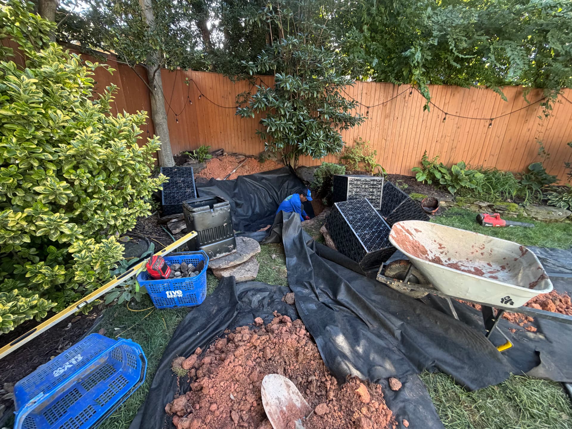 Gallery photos for Pondless Waterfall Installation in Arlington VA: Image #1