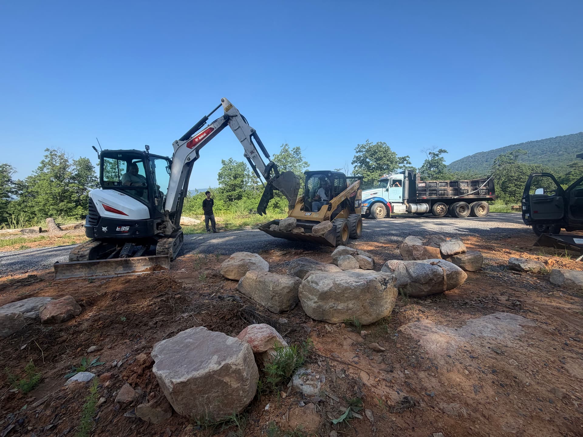 A New Koi Pond Build Starts With the Right Boulders image