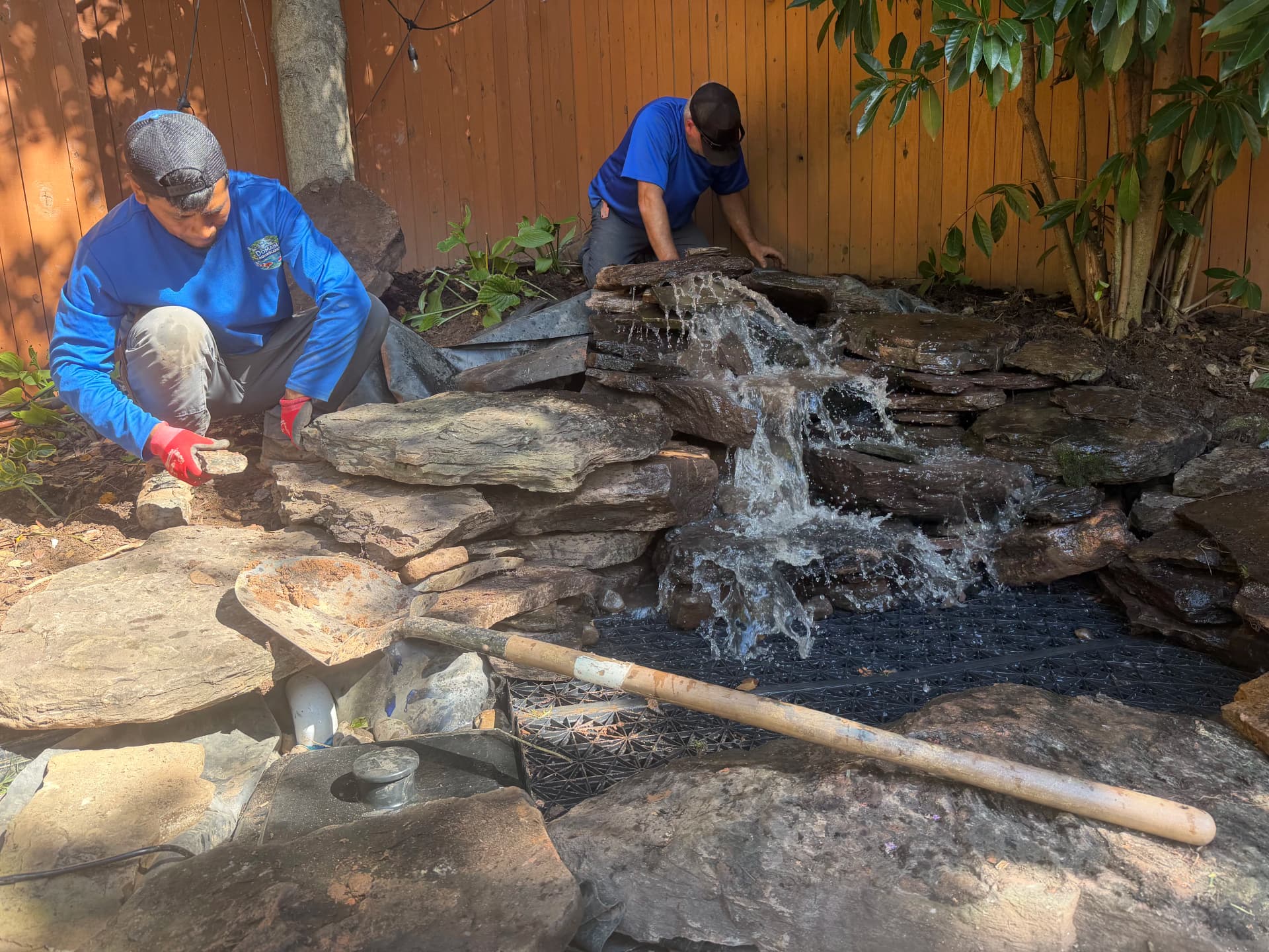 Gallery photos for Pondless Waterfall Rebuild Done Right in Arlington VA: Image #3