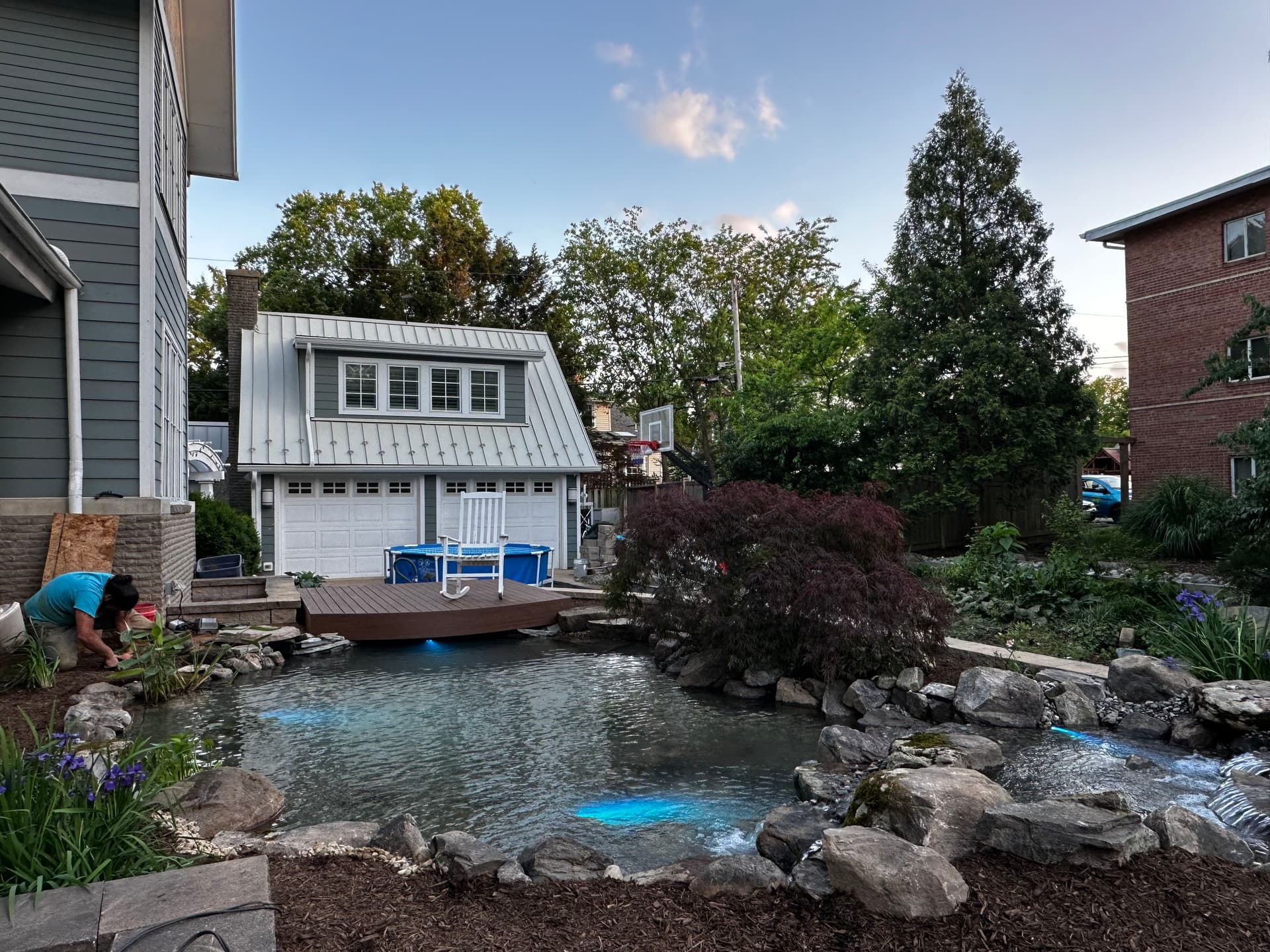 Gallery photos for 3,500-Gallon Koi Pond Built from the Ground Up: Image #7
