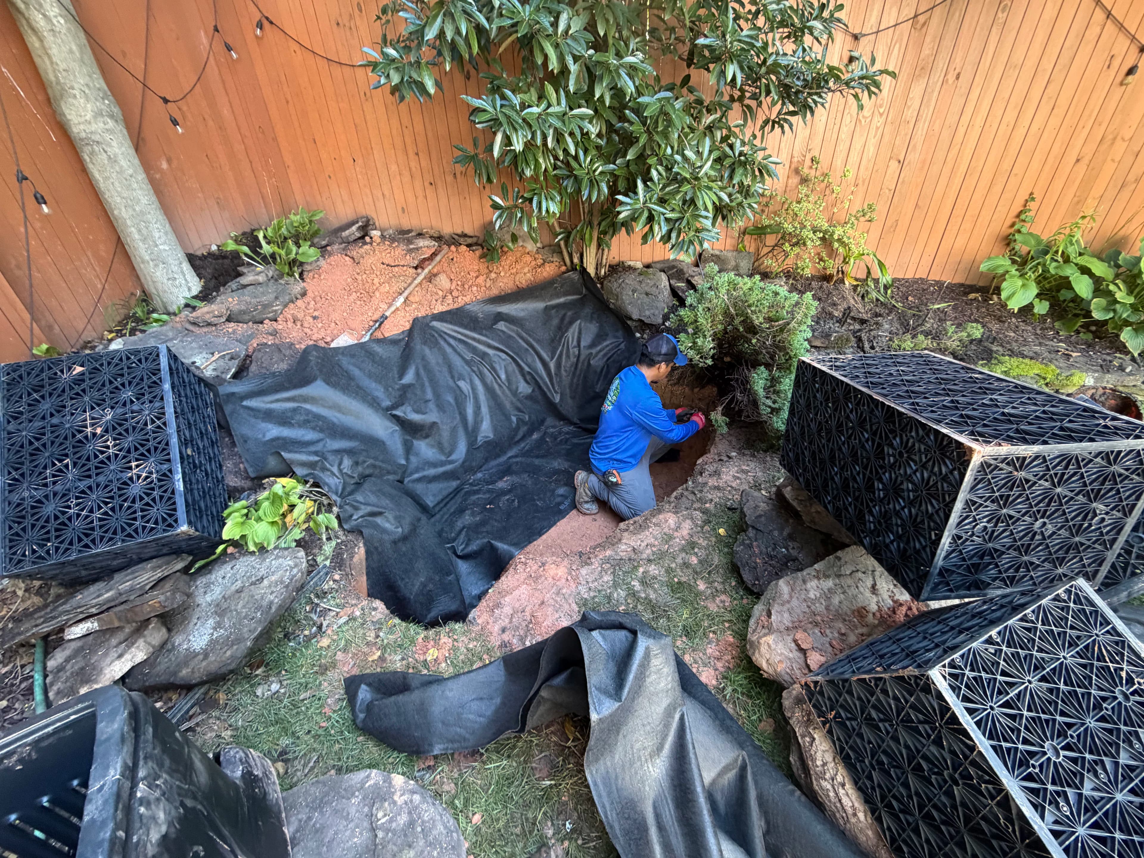 Project Pondless Waterfall Installation in Arlington VA image